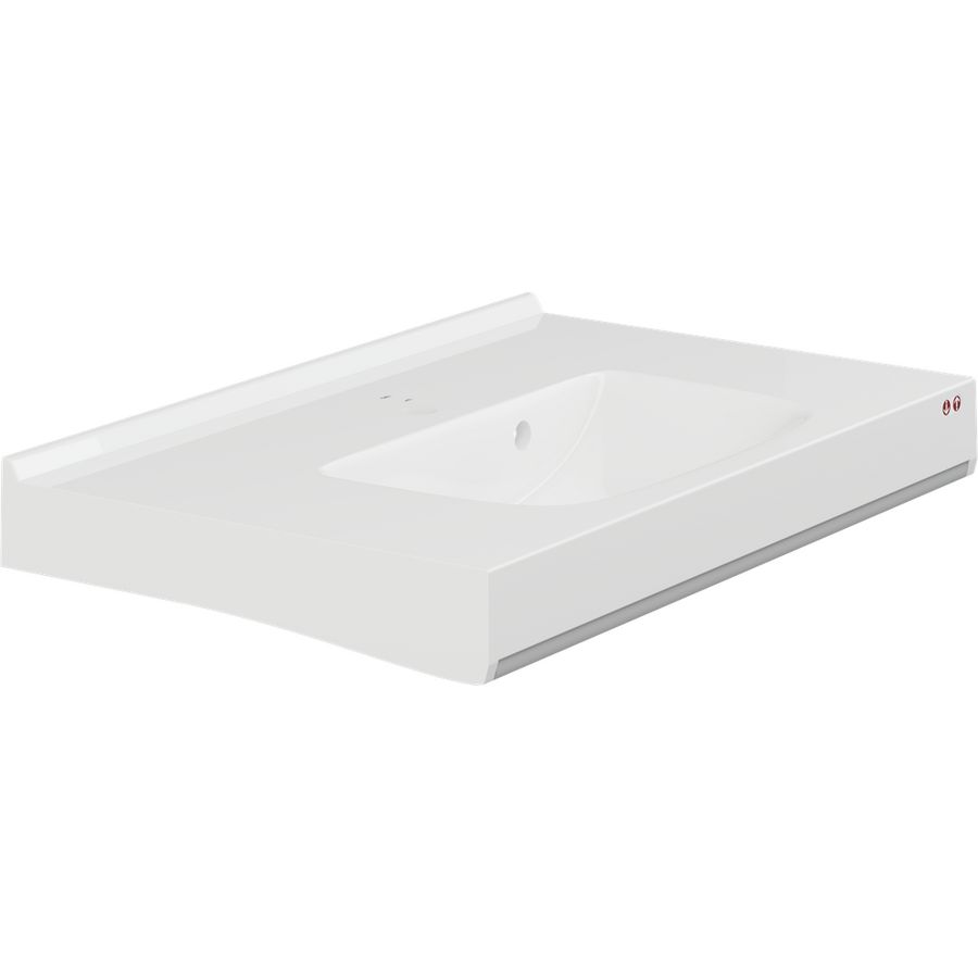 Wastafel incl. bedieningst. 900x550x152mm MATRIX SQUARE