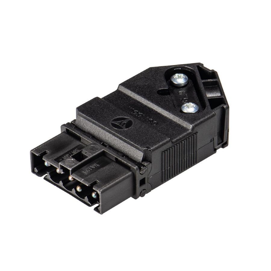 Stekerdeel met trekontlasting GST15I5S S1 zw1v zwart VVE=50