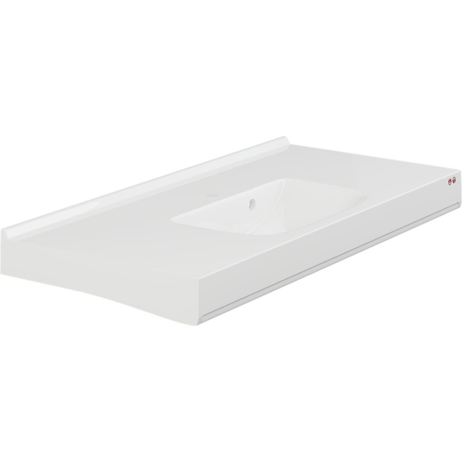 Wastafel incl. bedieningst. 1200x550x152mm MATRIX SQUARE