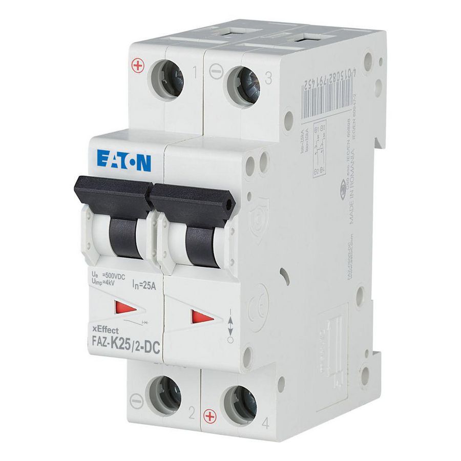 Installatie-automaat (MCB) FAZ-K25/2-DC