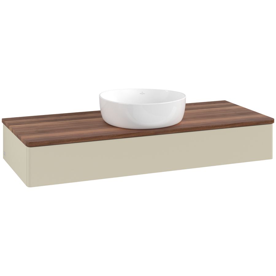 Wastafelonderkast Antao 1200x190x500mm S.Grey Matt Lacquer L10012HJ