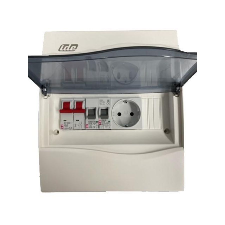 PV Kast 230V ETI 8/1HS402/1ALA B16/1B16/1x wandcontactdoos