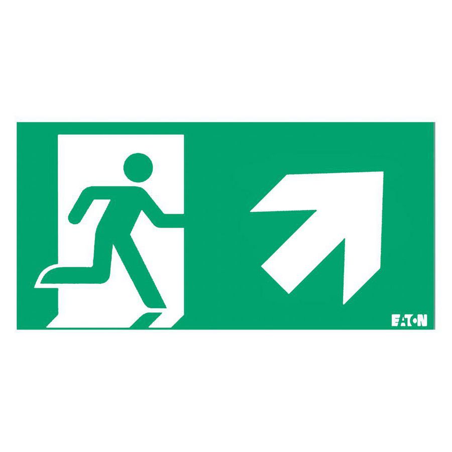 Inlegpictogram CrystalWay 30m ISO AE pijl rechts omhoog