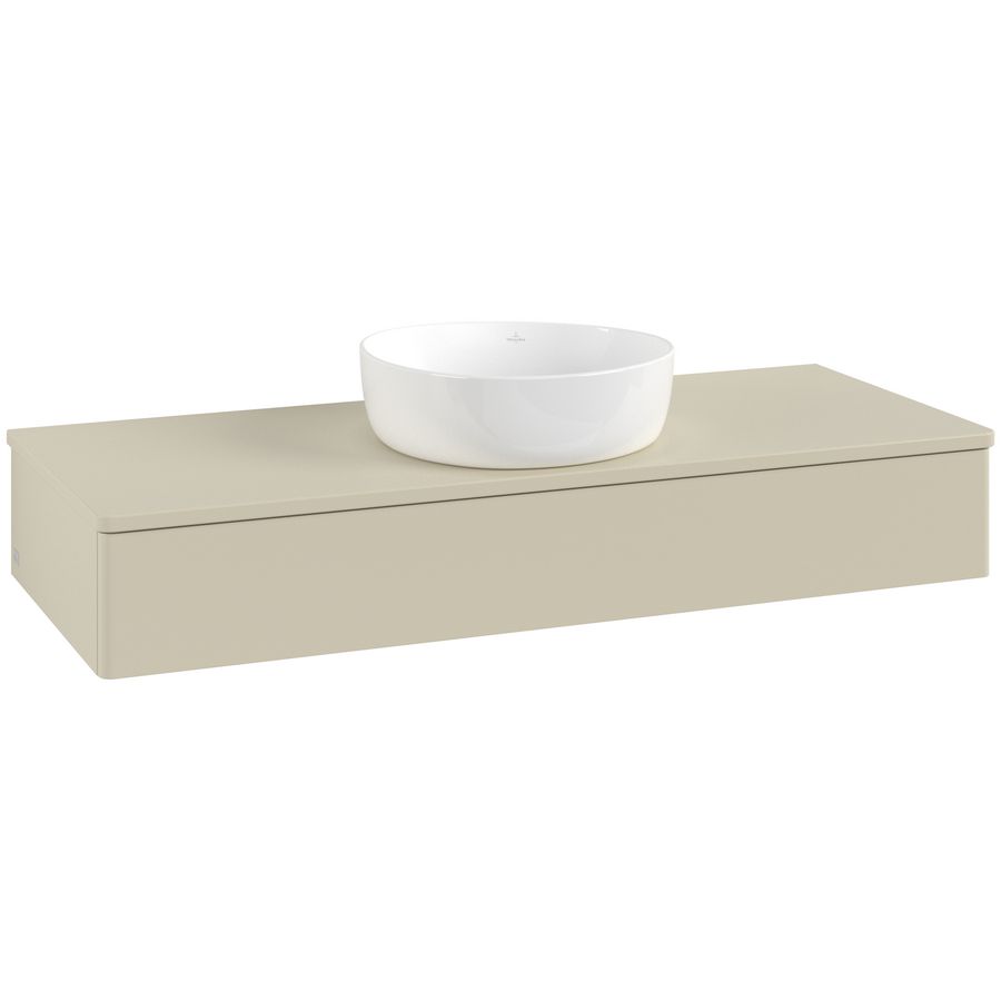 Wastafelonderkast Antao 1200x190x500mm S.Grey Matt Lacquer L10050HJ