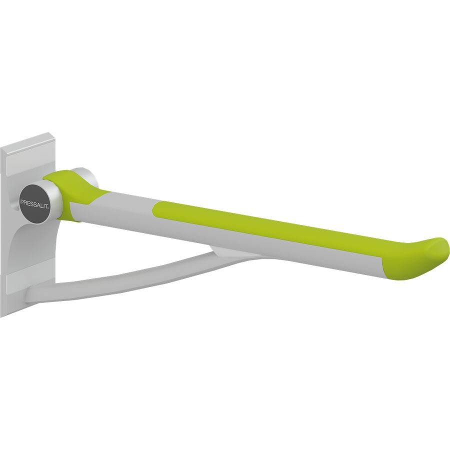 Toiletsteun wandmontage vaste hoogte 700mm PLUS lime green