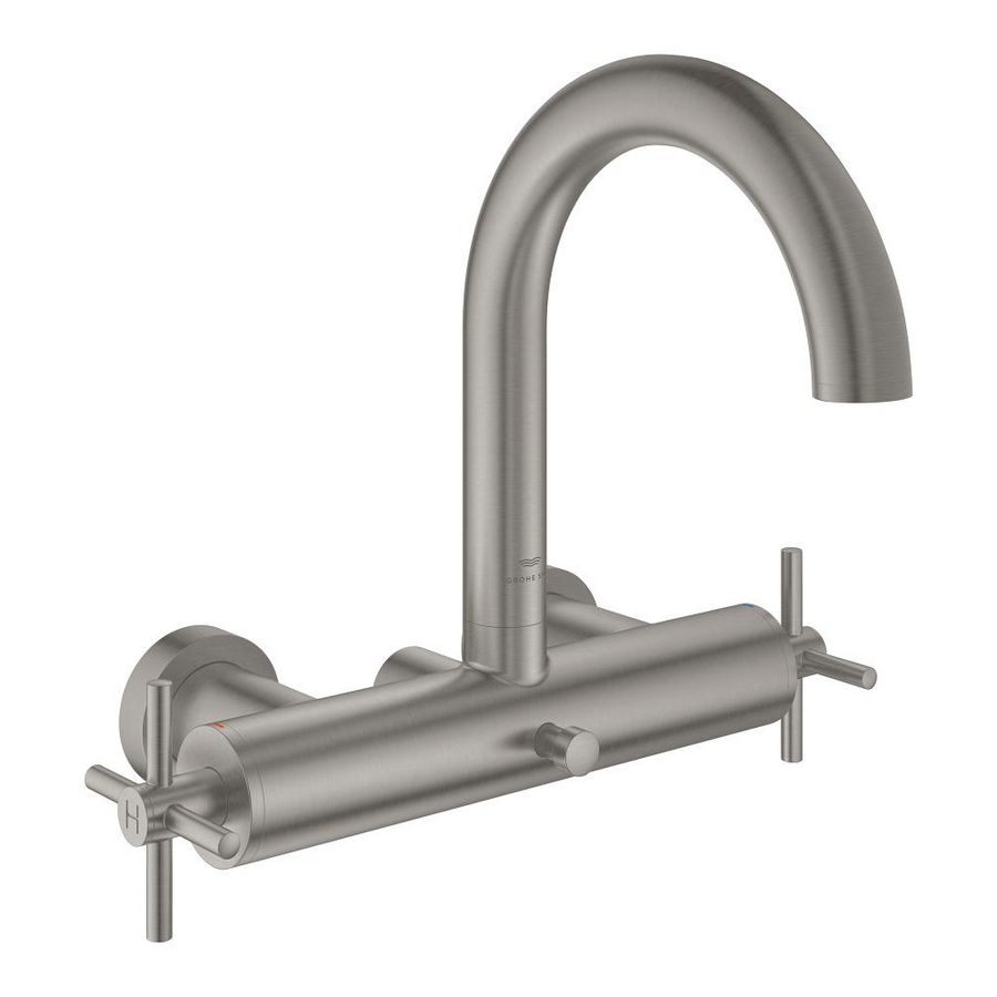 Atrio badmengkraan kruisgrepen 25268DC0 supersteel (rvs look) (Spa colors coll.)