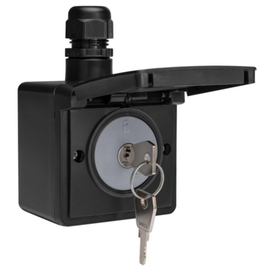 Spuitwaterdicht stopcontact+randaarde slot beschgsafsluiter