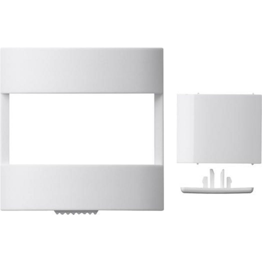 Afdekking + strook bewegingsmelder.-op.st. 1,10 m Kmf System 55 zuiver wit m
