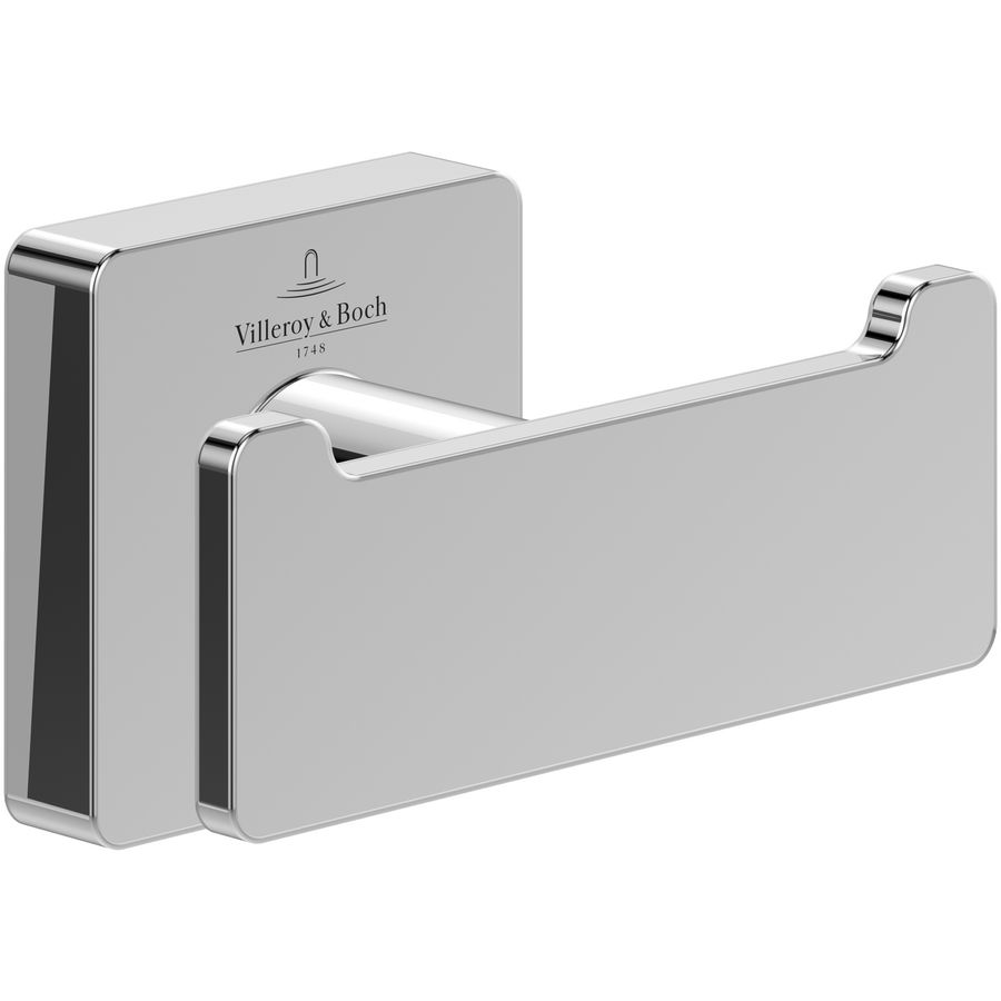 Dubbele handdoekhaak  Elements - Striking Chrome