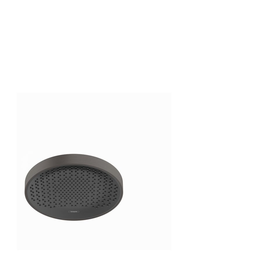 Hoofddouche Rainfinity 360 1 straalsoort plafond brushed black chrome
