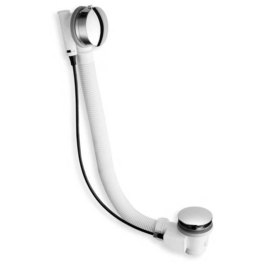 Luxe badafvoer-/overloopcombinatie chroom