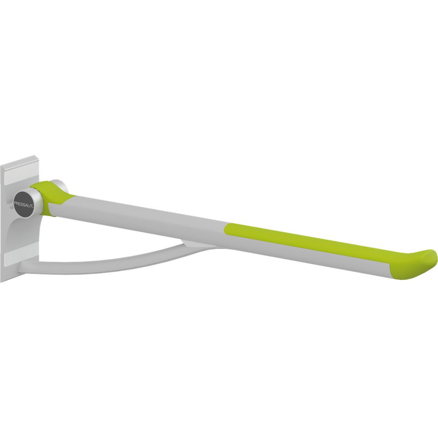 Toiletsteun wandmontage vaste hoogte 850mm PLUS lime green