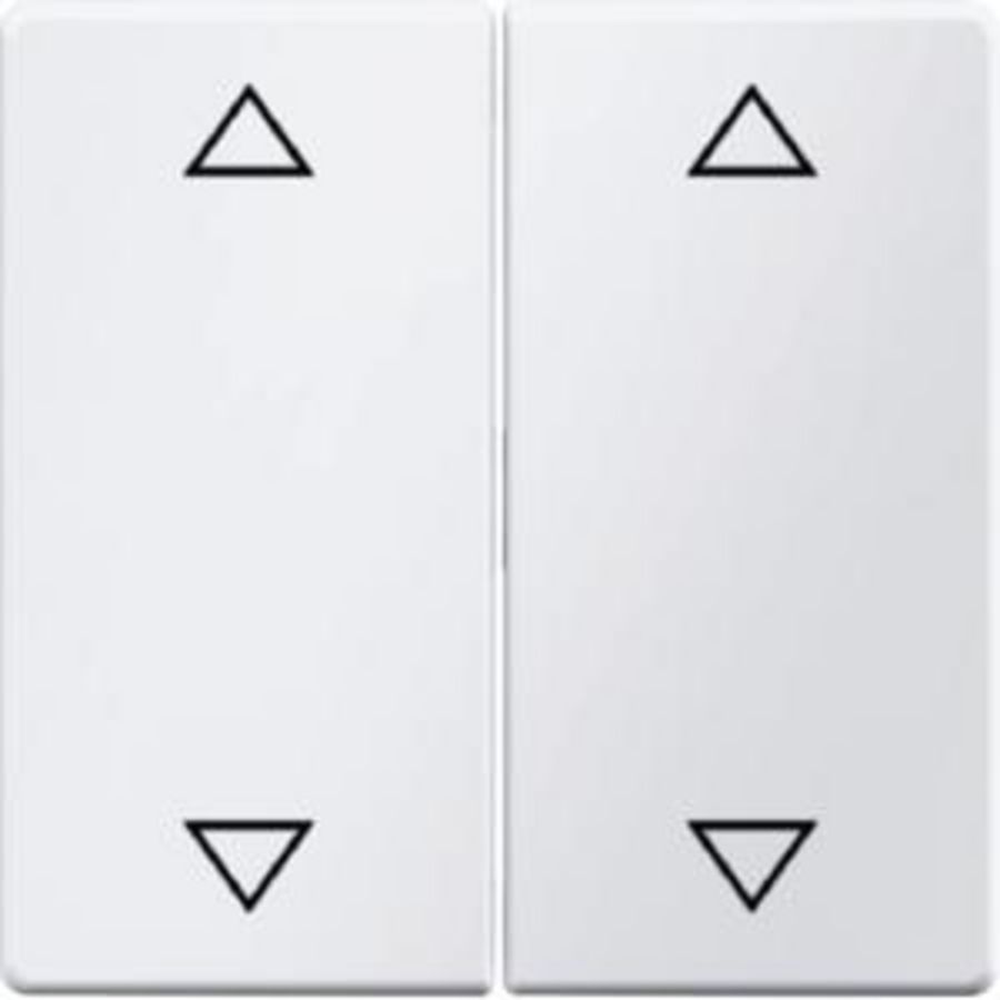 Wippen dubbele jaloezie bediening berker Q.1/Q.3/Q.7 polarwit