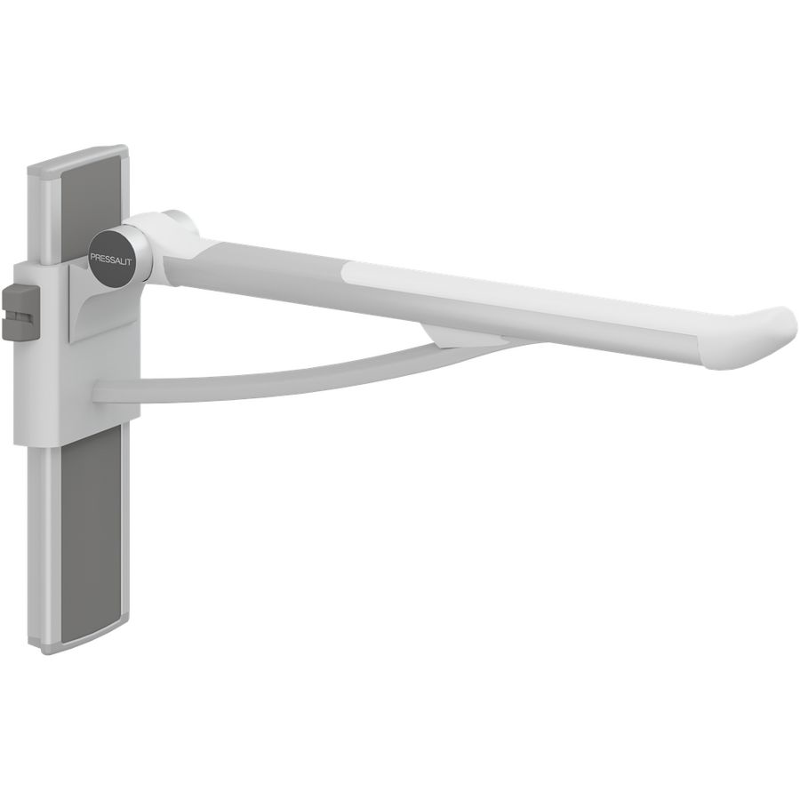 Toiletsteun wandmontage bediening links 700mm PLUS wit