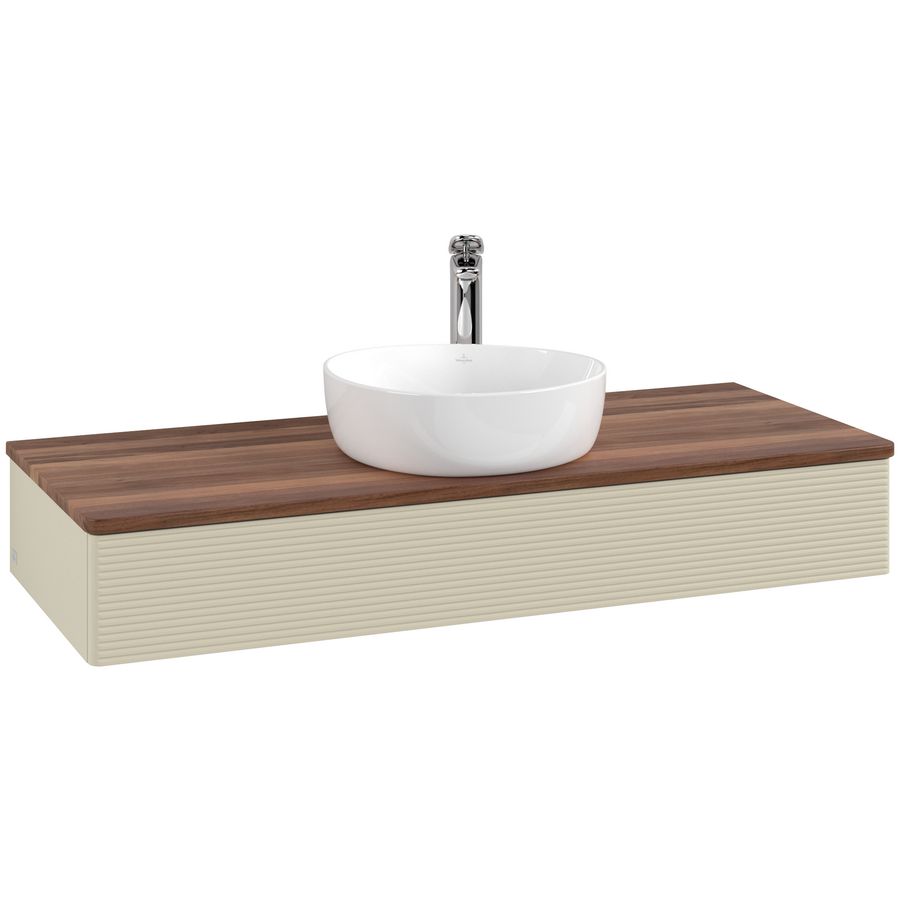 Wastafelonderkast Antao 1200x190x500mm S.Grey Matt Lacquer L10152HJ
