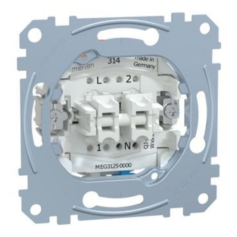 SCHAKELAAR SERIE+NUL KLEM