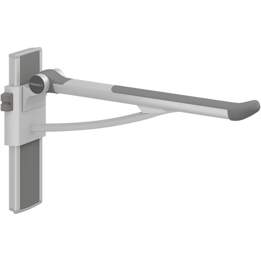 Toiletsteun wandmontage bediening links 700mm PLUS donkerblauw