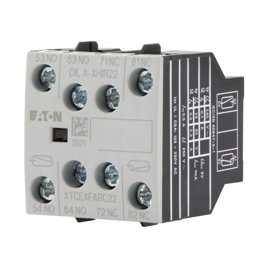 Hulpcontactblok DILA-XHIR22 hulpcontact 2m 2v VVE=5