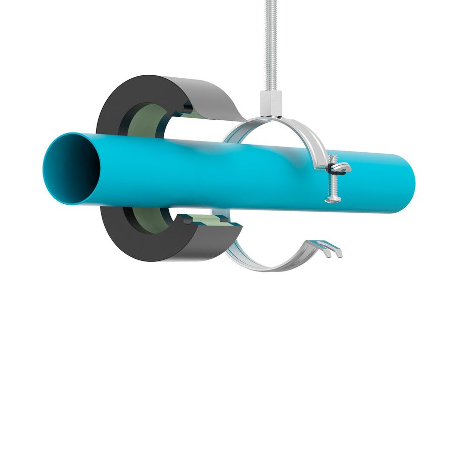Fix CB13 isolatiebeugel / pijpbeugel M8-M10x54mm Fastfix
