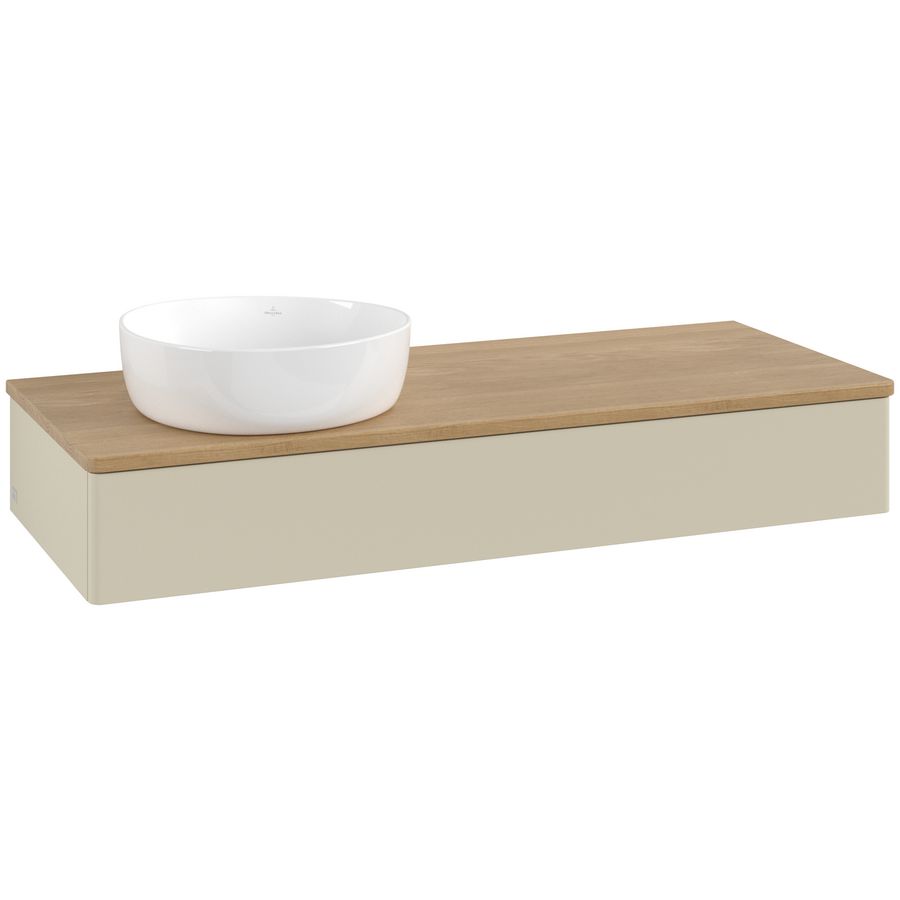 Wastafelonderkast Antao 1200x190x500mm S.Grey Matt Lacquer L11011HJ