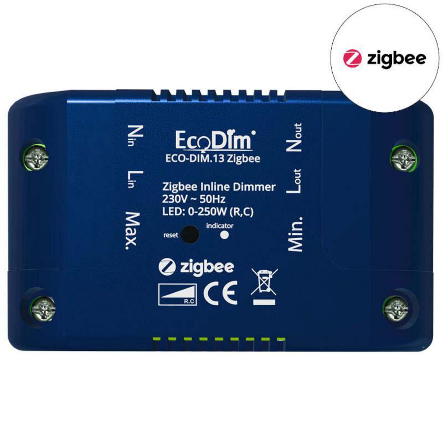 LED dimmer 250W Zigbee inline 13 fase afsnijding
