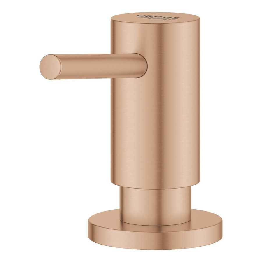Cosmo zeepdispenser warm sunset geborsteld (mat bronskleurig)