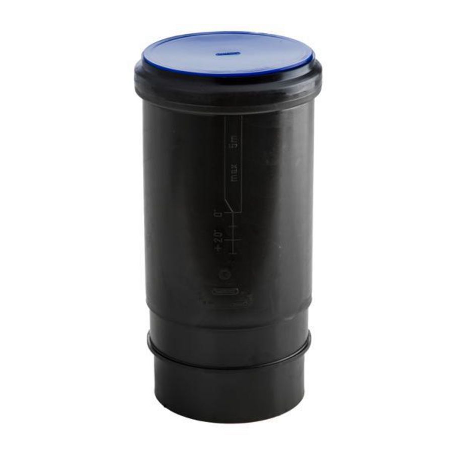 PE expansiemof 250mm PN4 zwart