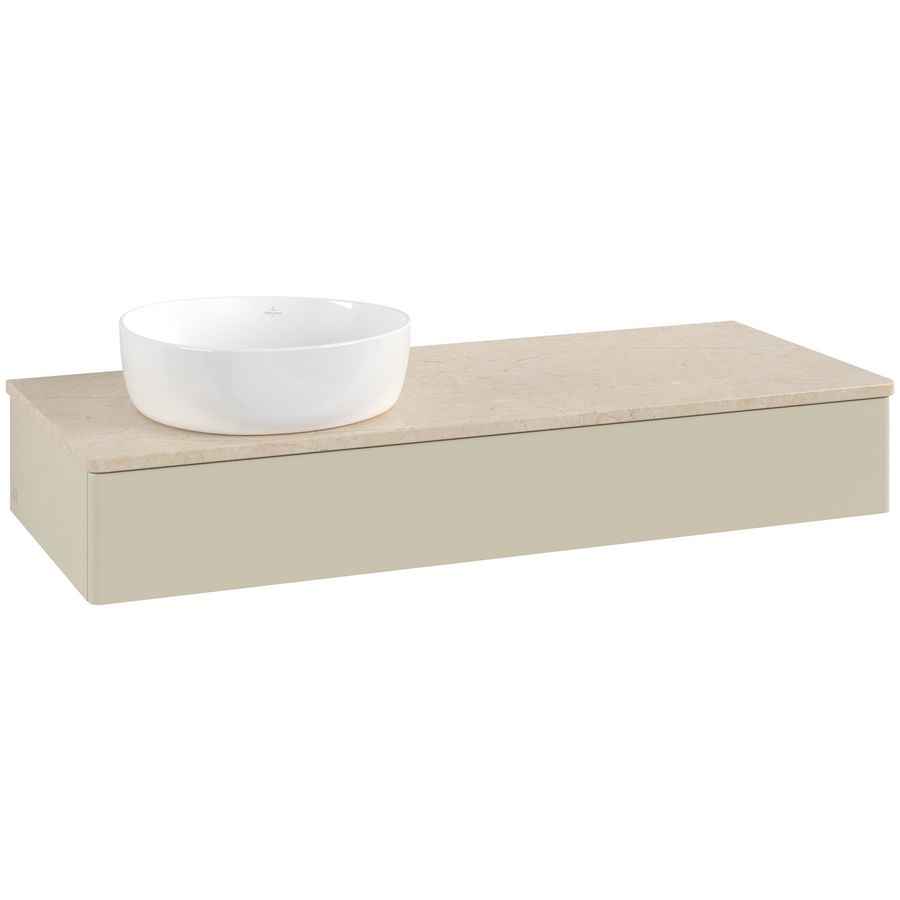 Wastafelonderkast Antao 1200x190x500mm S.Grey Matt Lacquer L11013HJ
