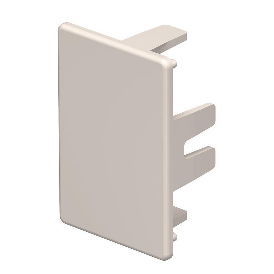 Eindstuk 30x45mm polyvinylchlorid creme wit 9001 VVE=10