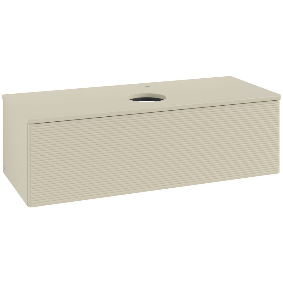 Wastafelonderkast Antao 1200x360x500mm S.Grey Matt Lacquer L32150HJ