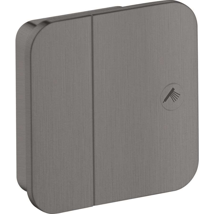 Stopkraan inbouw Brushed Black Chrome AX One