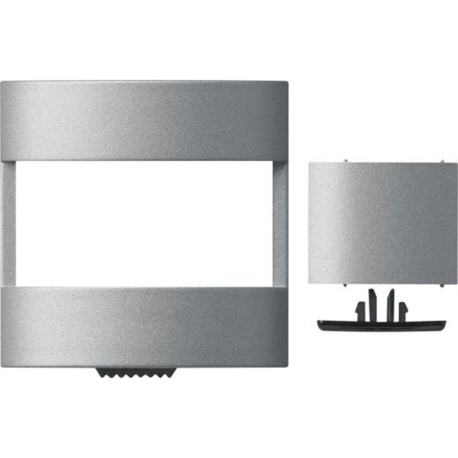 Afdekking + strook bewegingsmelder.-op.st. 1,10 m Kmf System 55 kl.alum.