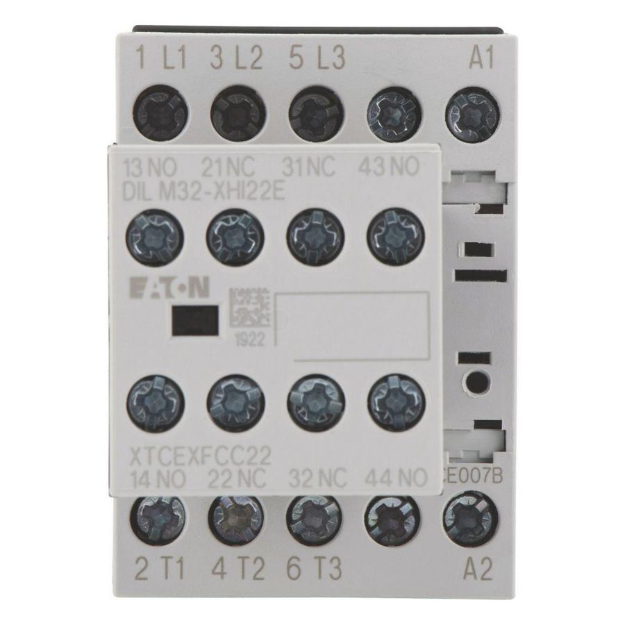 Magneetschakelaar DILM7-22(230V50HZ,240V60HZ) 3kW 2m 1v