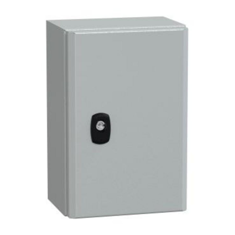 Kast Volle deur Montageplaat 300x200x150mm IP66 Spacial S3D