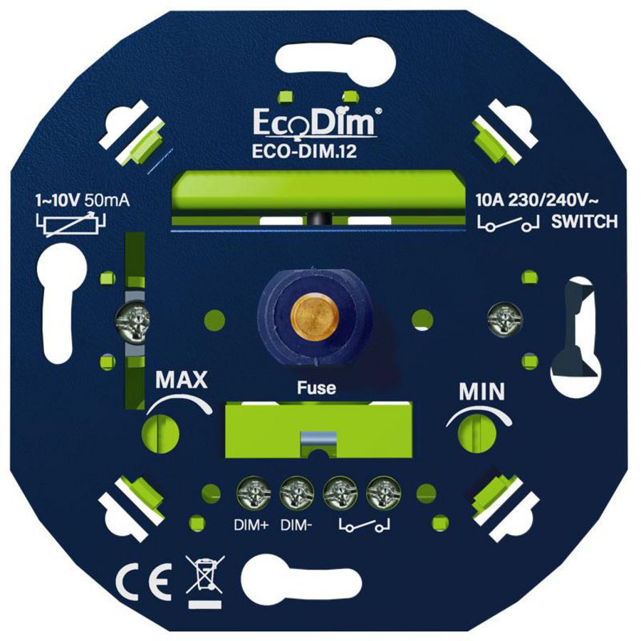 LED dimmer 0-10V 12 50mA druk/draai