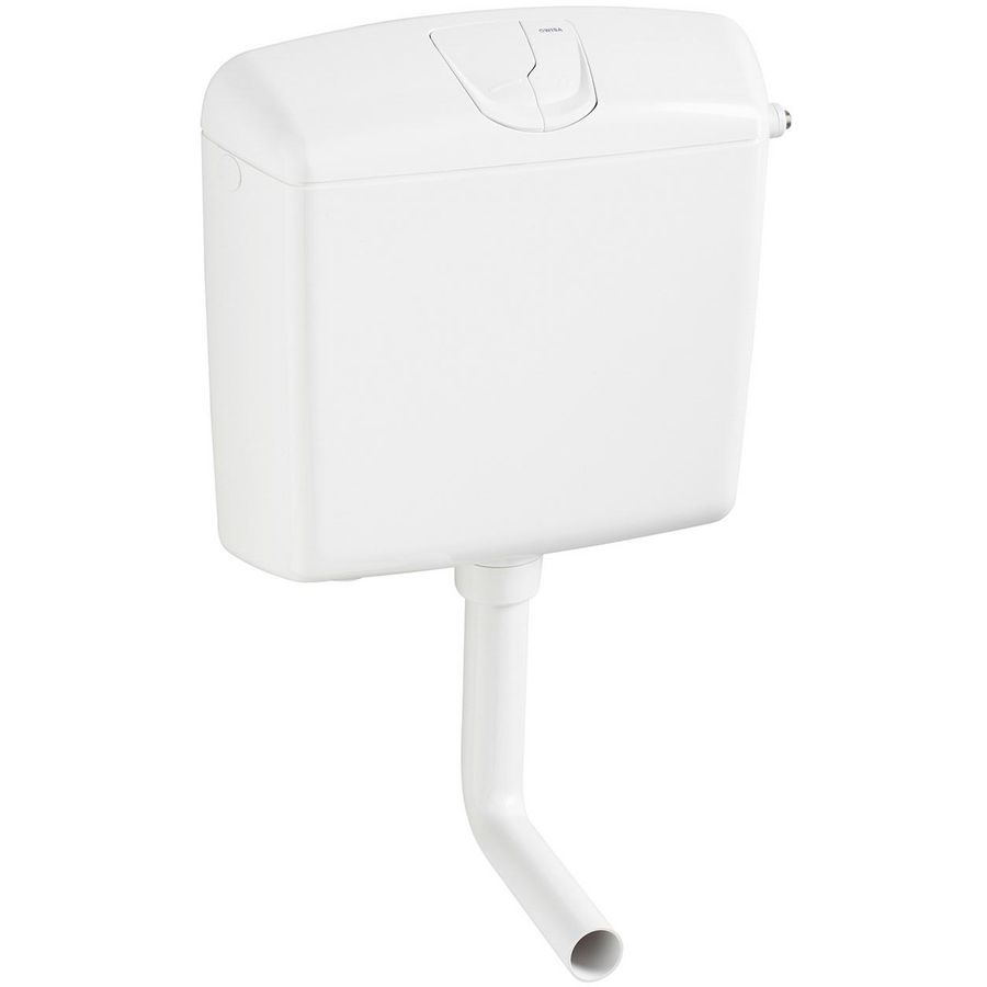 Reservoir laaghangend serie 1036 3/6L. wit 453x431x130mm (bxhxd)