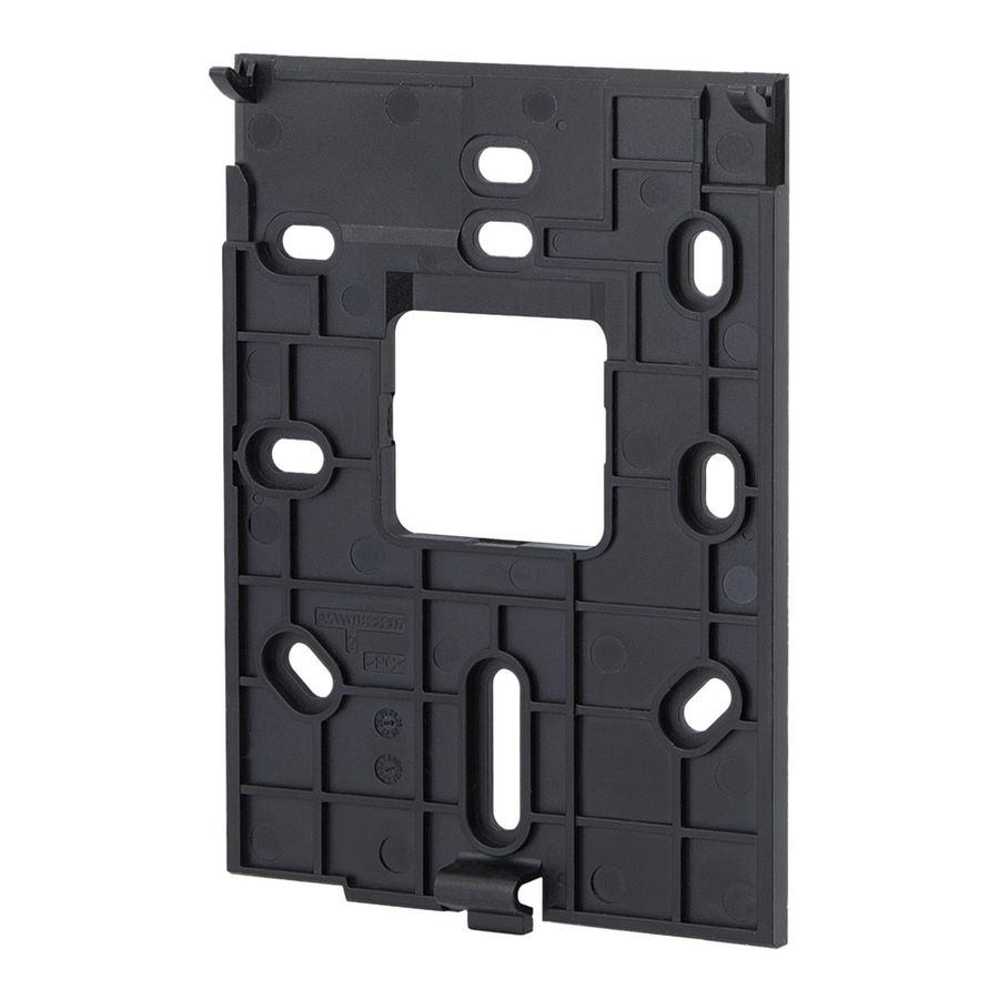Replacement mounting plate for QMX6 black VVE=20