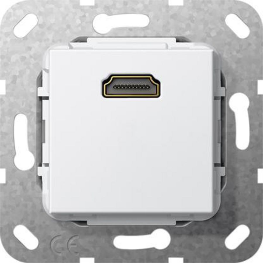HDMI kppl. Basiselement zuiver wit