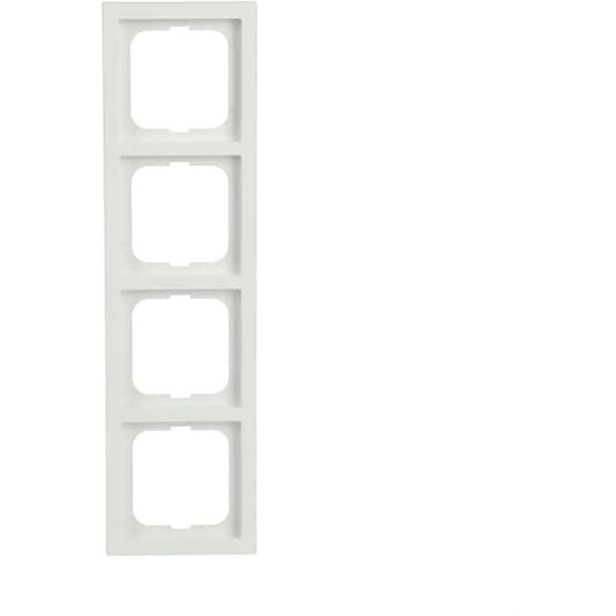 Afdekraam hoekig 4v f-matwit