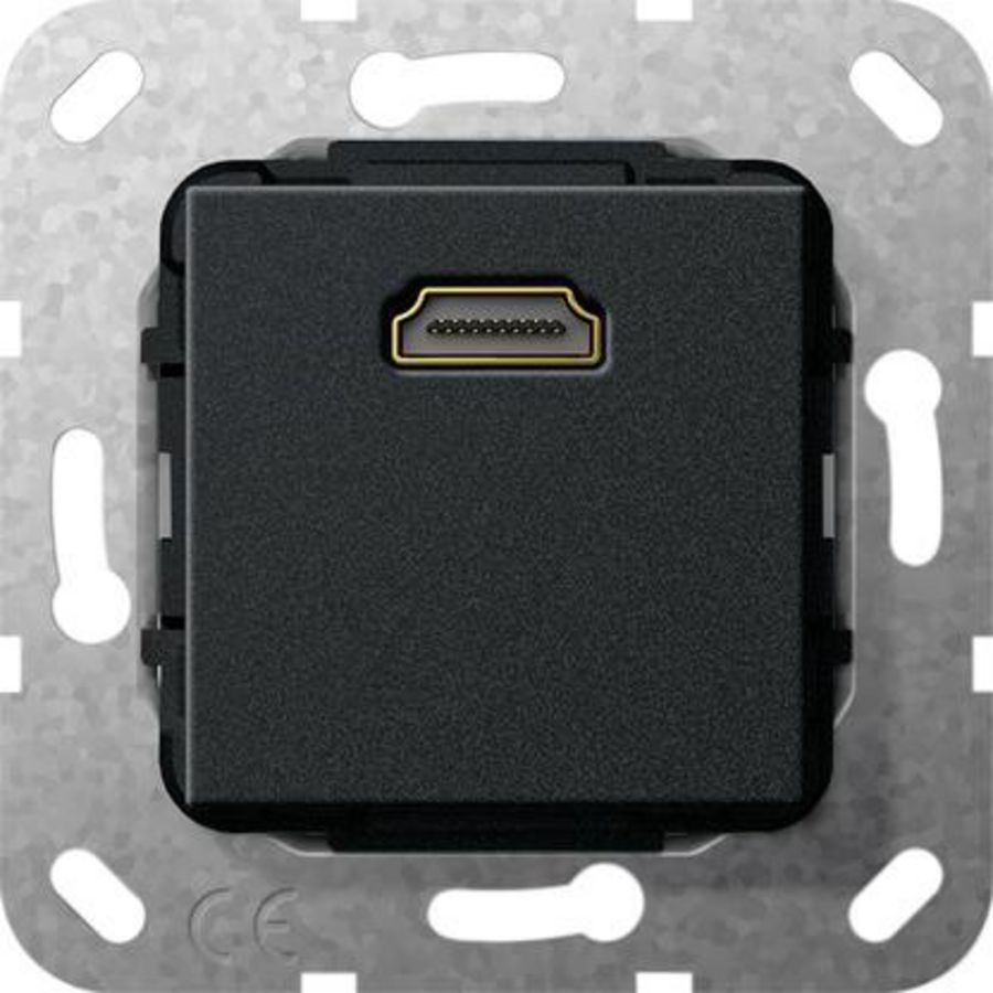 HDMI kppl. Basiselement zwart m