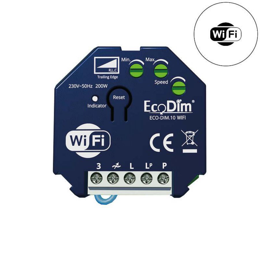 LED dimmer 200W WiFi Module fase afsnijding