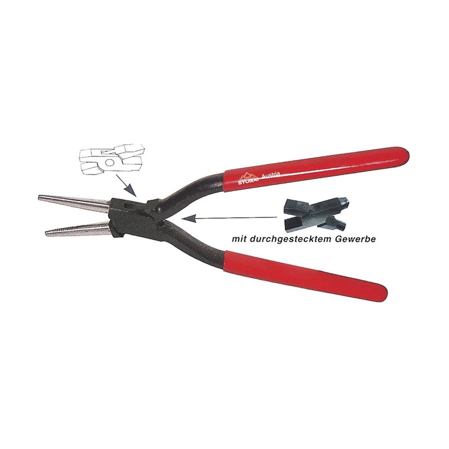 Fels-rondbuigtang diep 60mm