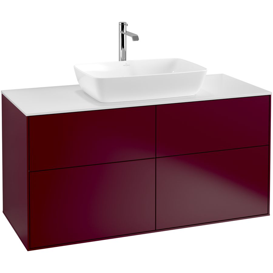 Wastafelonderkast Finion 1200x603x501mm Peony Matt Lacquer G79100HB