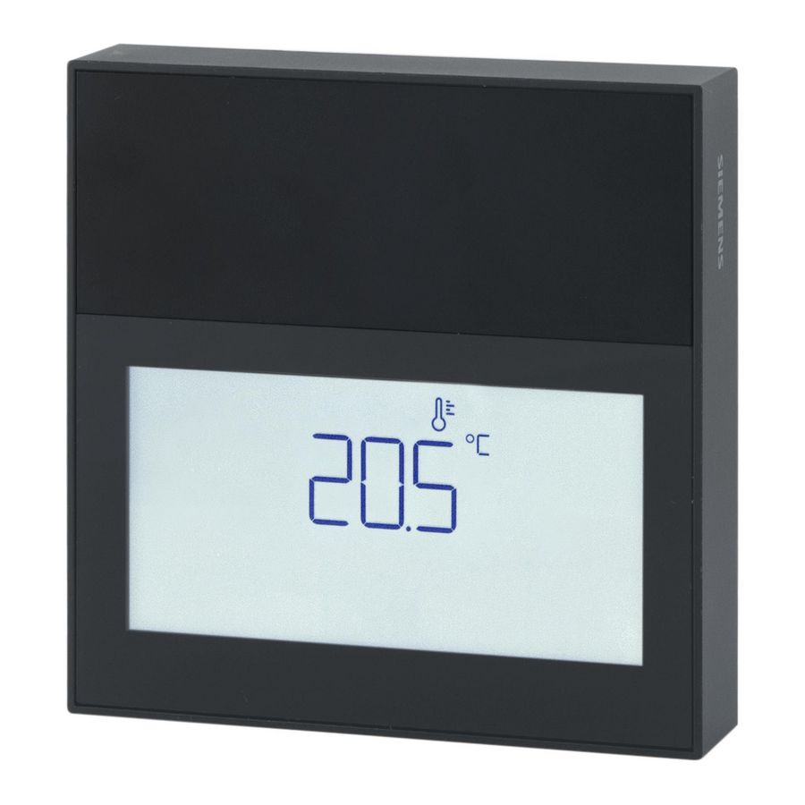 Ruimtesensor actief temperatuur display zwart