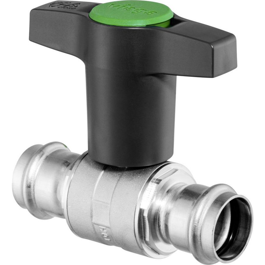 Kogelkraan EASYTOP Inox met SC-Contur persaansluiting 15mm 2375