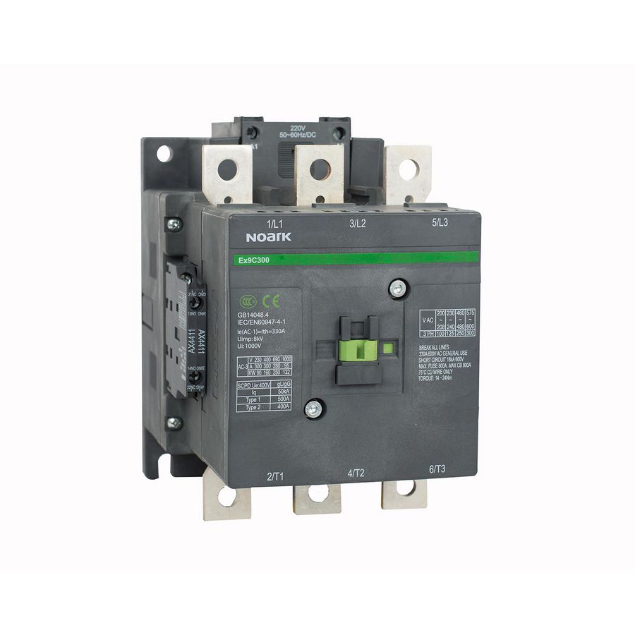 Magneetschakelaar 3-polig 225A AC-3 cont. 24V AC/DC 2NO+