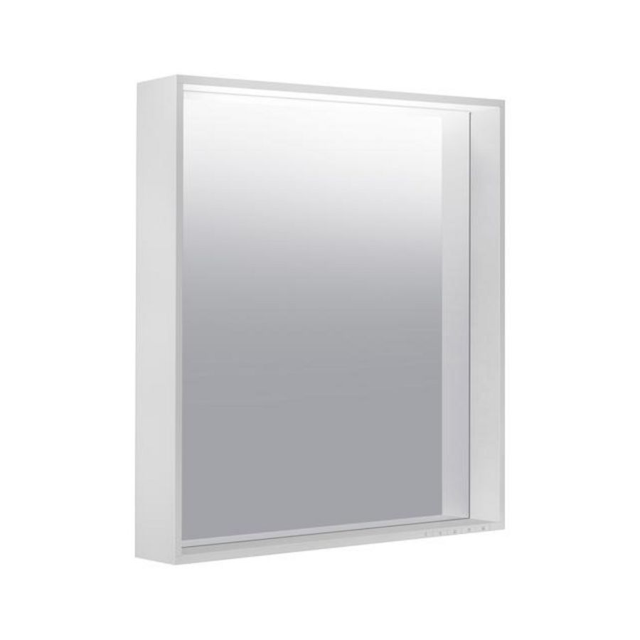 Lichtspiegel Plan 650x700x105mm zilver geborsteld Geël