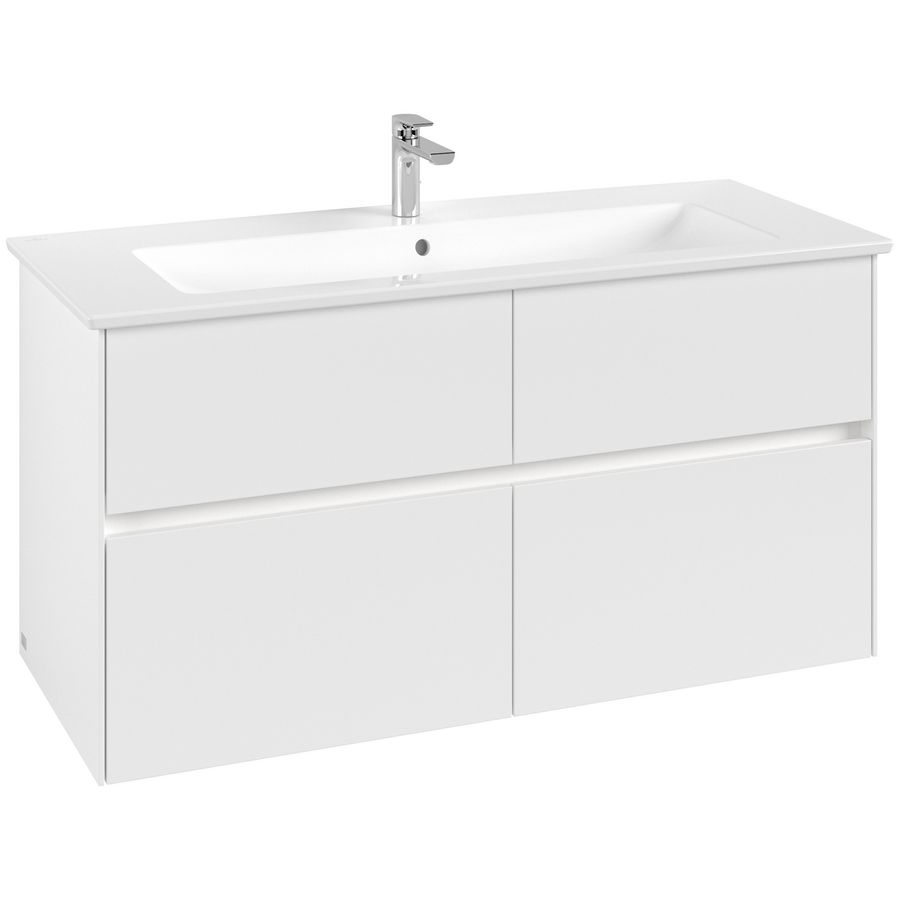 Wastafelonderkast Collaro 1161x610x480mm Wh.Matt C146B0MS