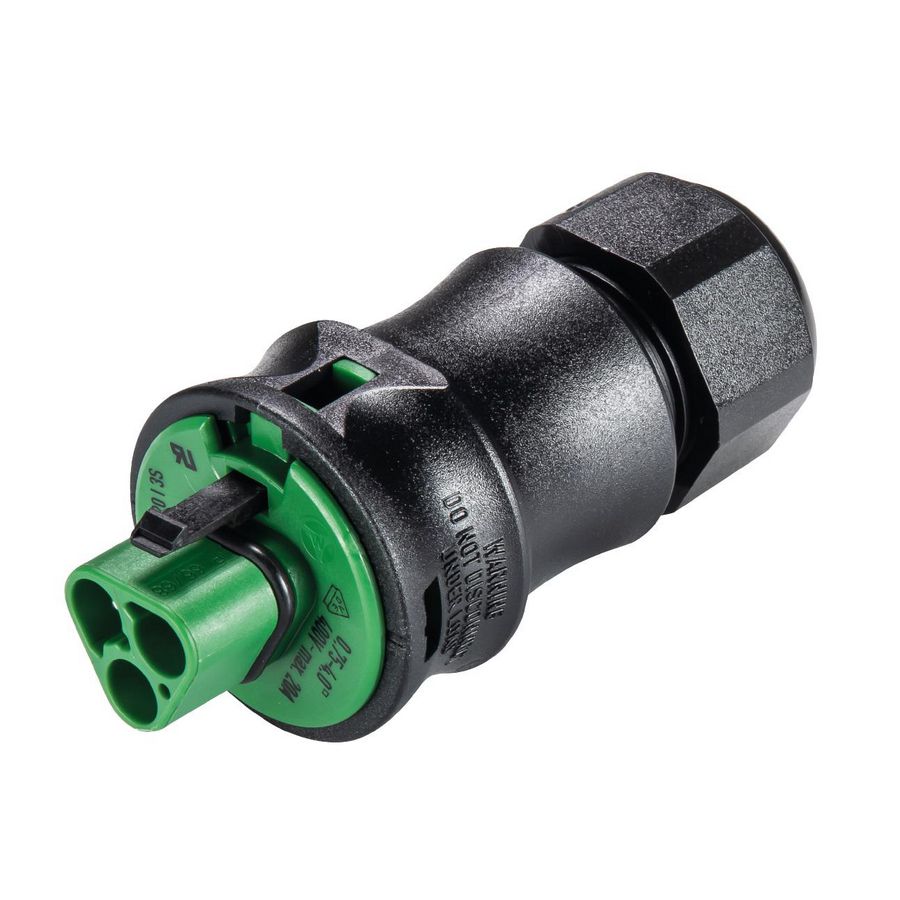 Kabelsteker RST20I3 male groen 6-10mm veerklem VVE=100
