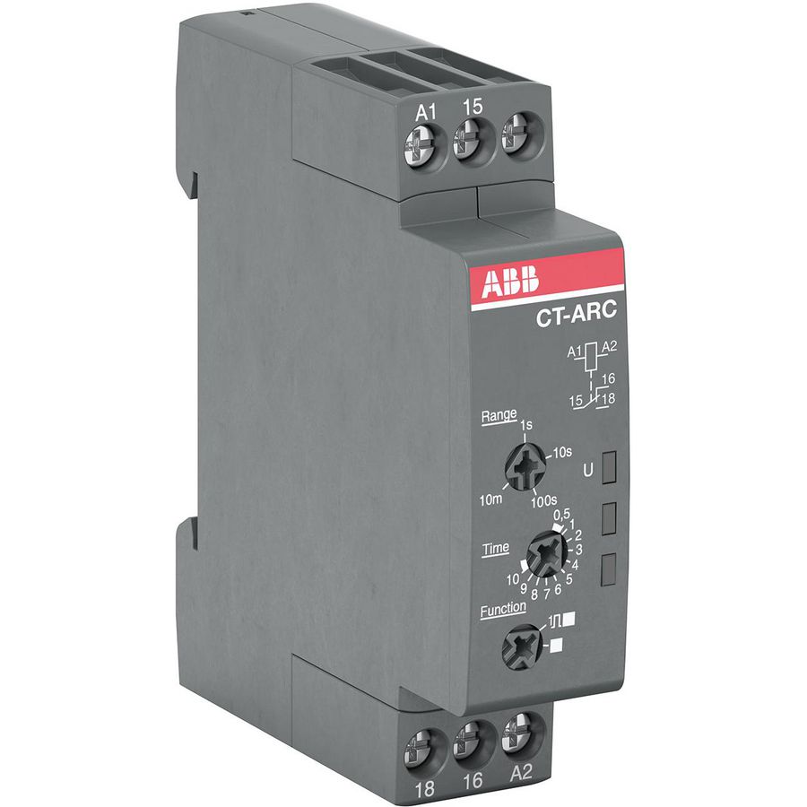 Tijdrelais zonder hulpspanning 1c/o 24-48VDC/24-240VAC